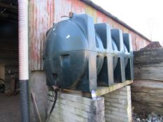 2000L diesel tank and remaining contents approx. 2