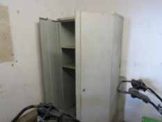 Steel double-door cupboard