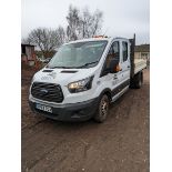 Ford Transit 350 crew cab tipper, Registration FP67 FC