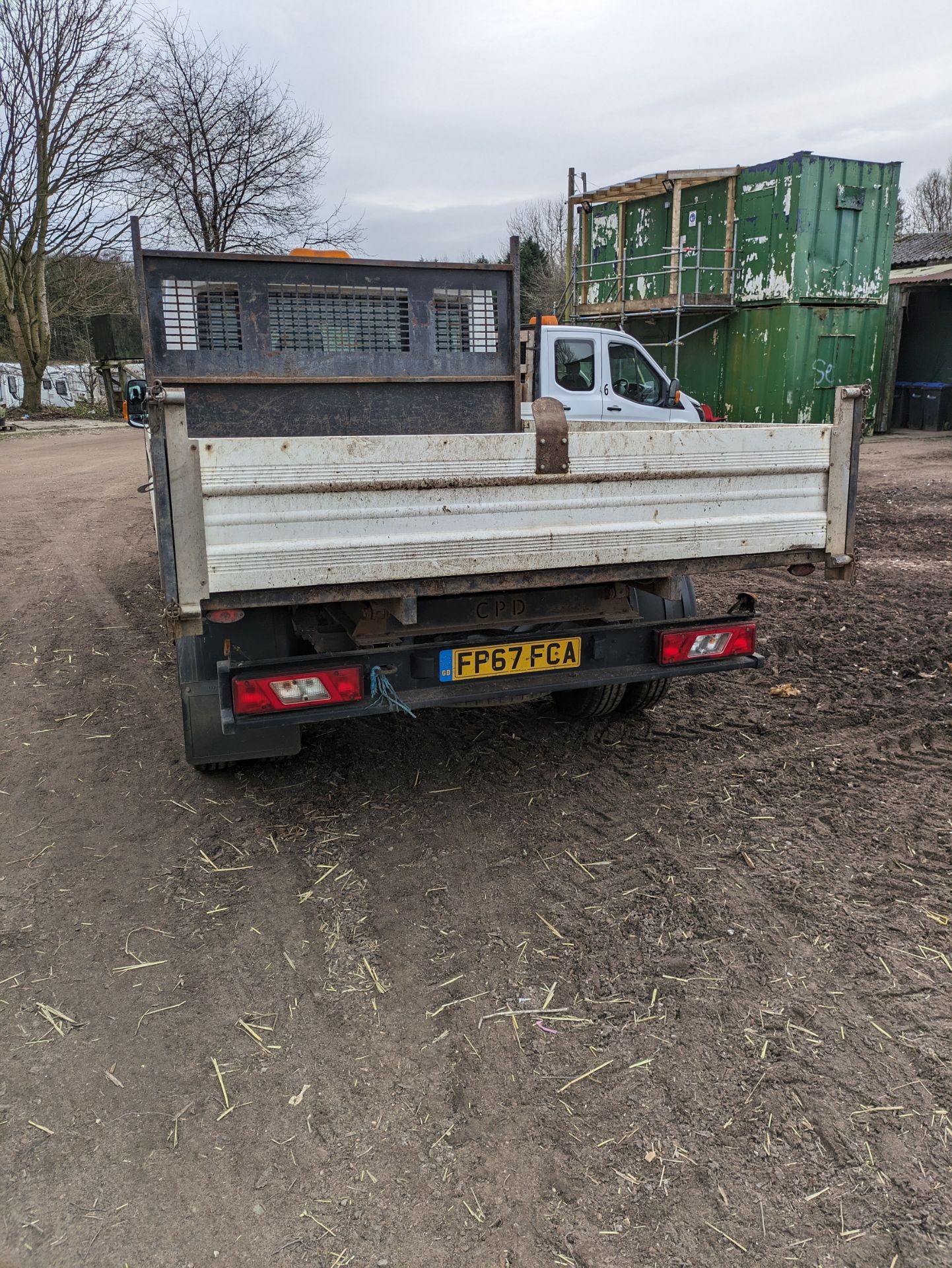 Ford Transit 350 crew cab tipper, Registration FP67 FC - Image 8 of 25