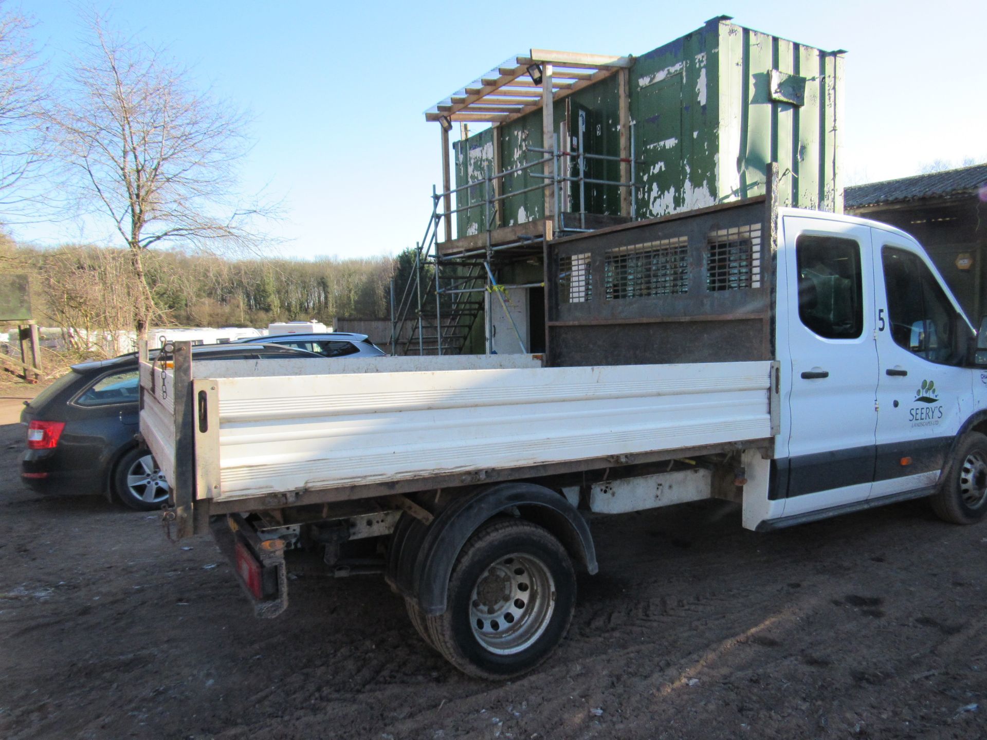 Ford Transit 350 crew cab tipper, Registration FP67 FC - Image 13 of 25