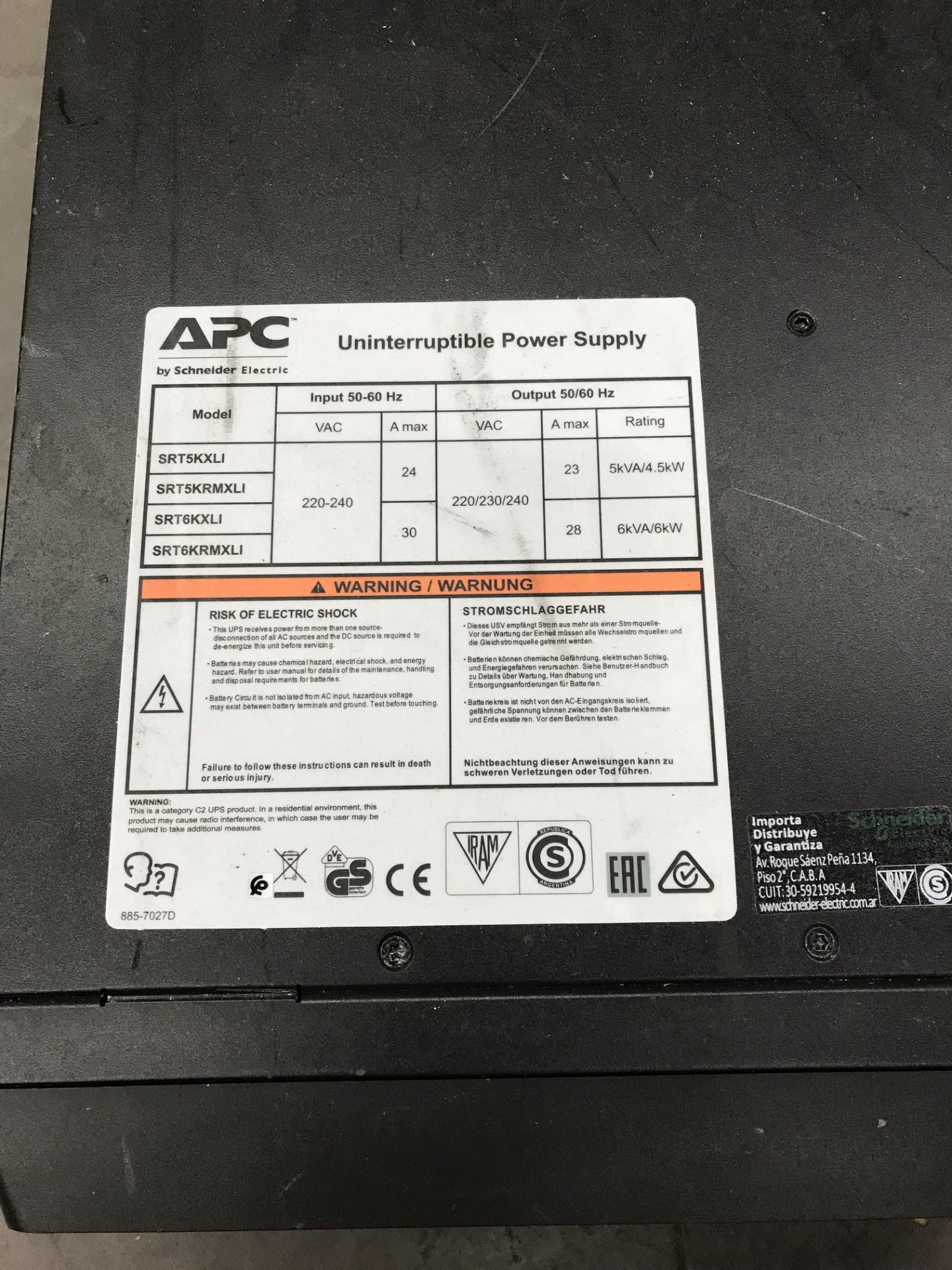 2x Uniterruptable Power Supply Units - Image 6 of 7