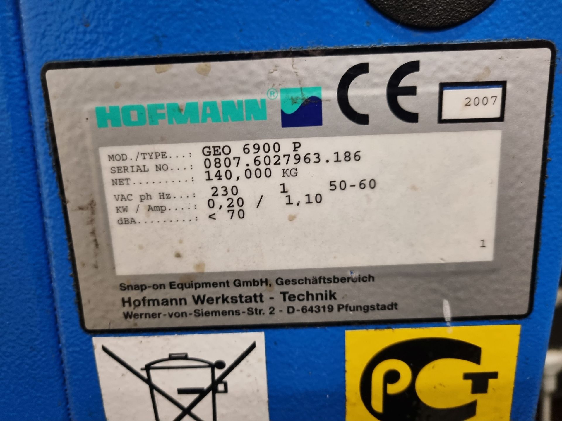 Hofmann Wheel Balancer - Image 4 of 5