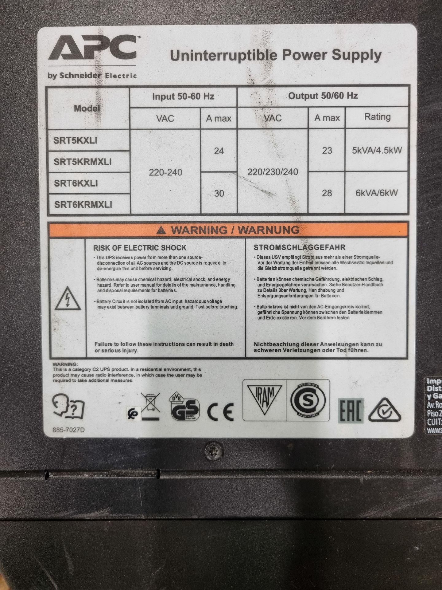 2x Uniterruptable Power Supply Units - Image 4 of 7