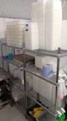 2 x Craven adjustable wire racking shelving units (Contents Excluded)