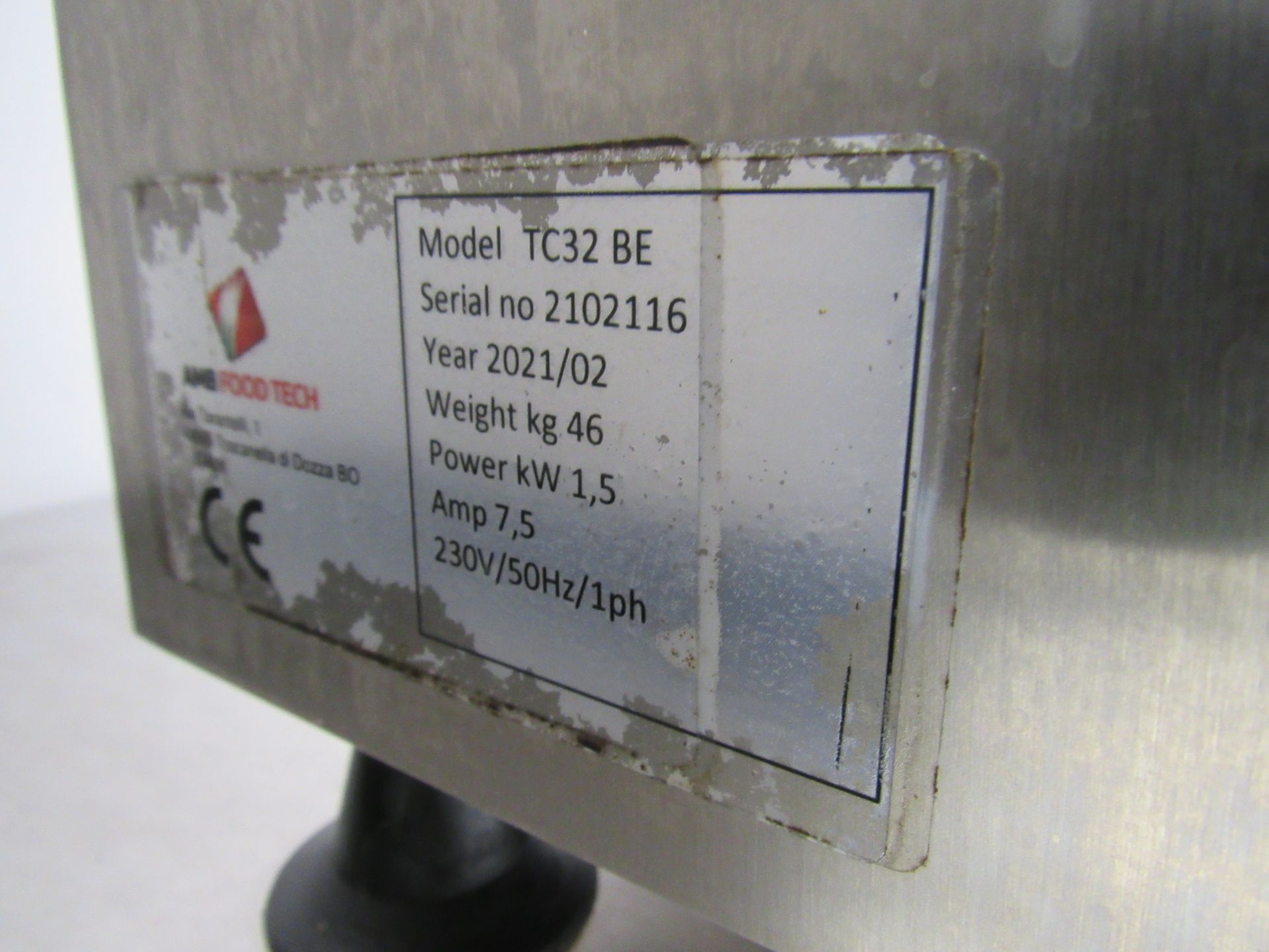 ABM Foodtech TC32BE mincer Serial number 2102116, - Image 3 of 3