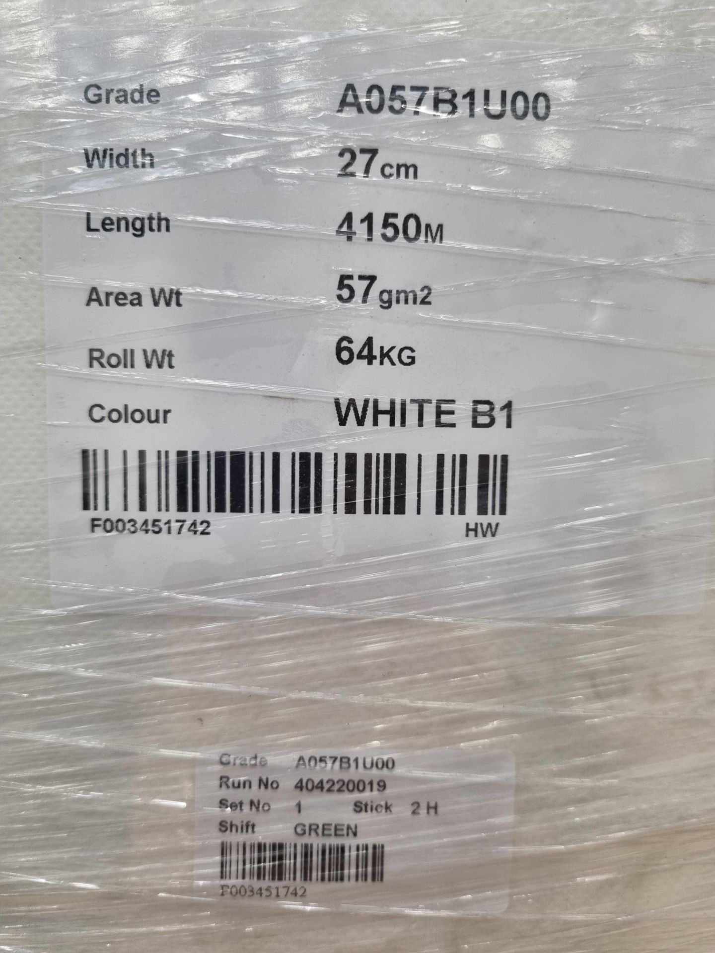 31x pallets of Gey/White Face Mask Material - Image 2 of 3