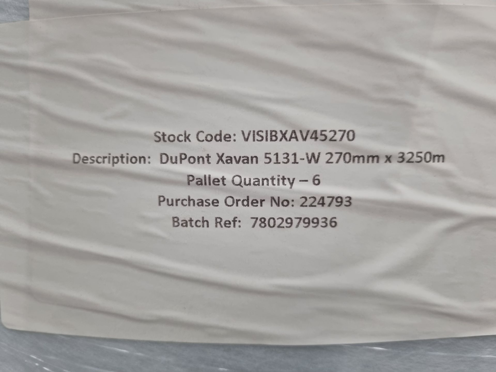 115x pallets of Dupont Xaven Fabric. - Image 2 of 3