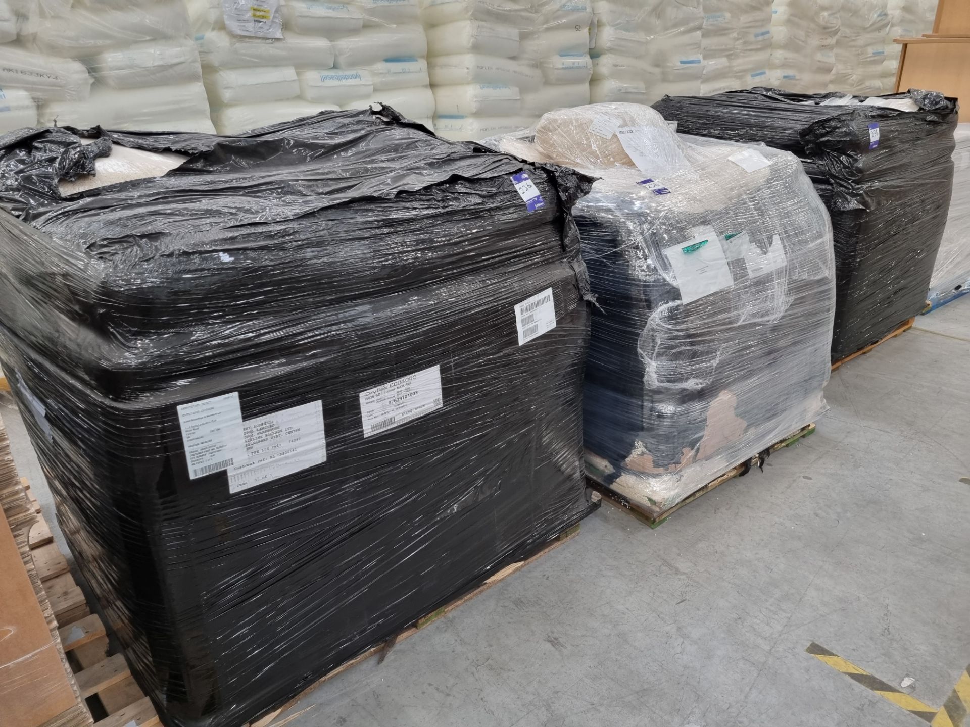 3x pallets of Polymer Granules