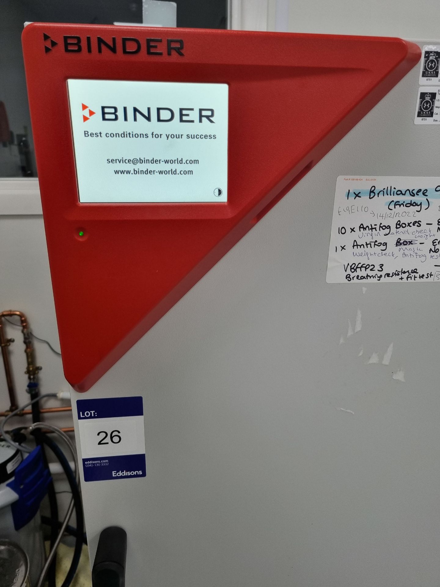 Binder Laboratory Drying + Heating Chamber - Image 4 of 4