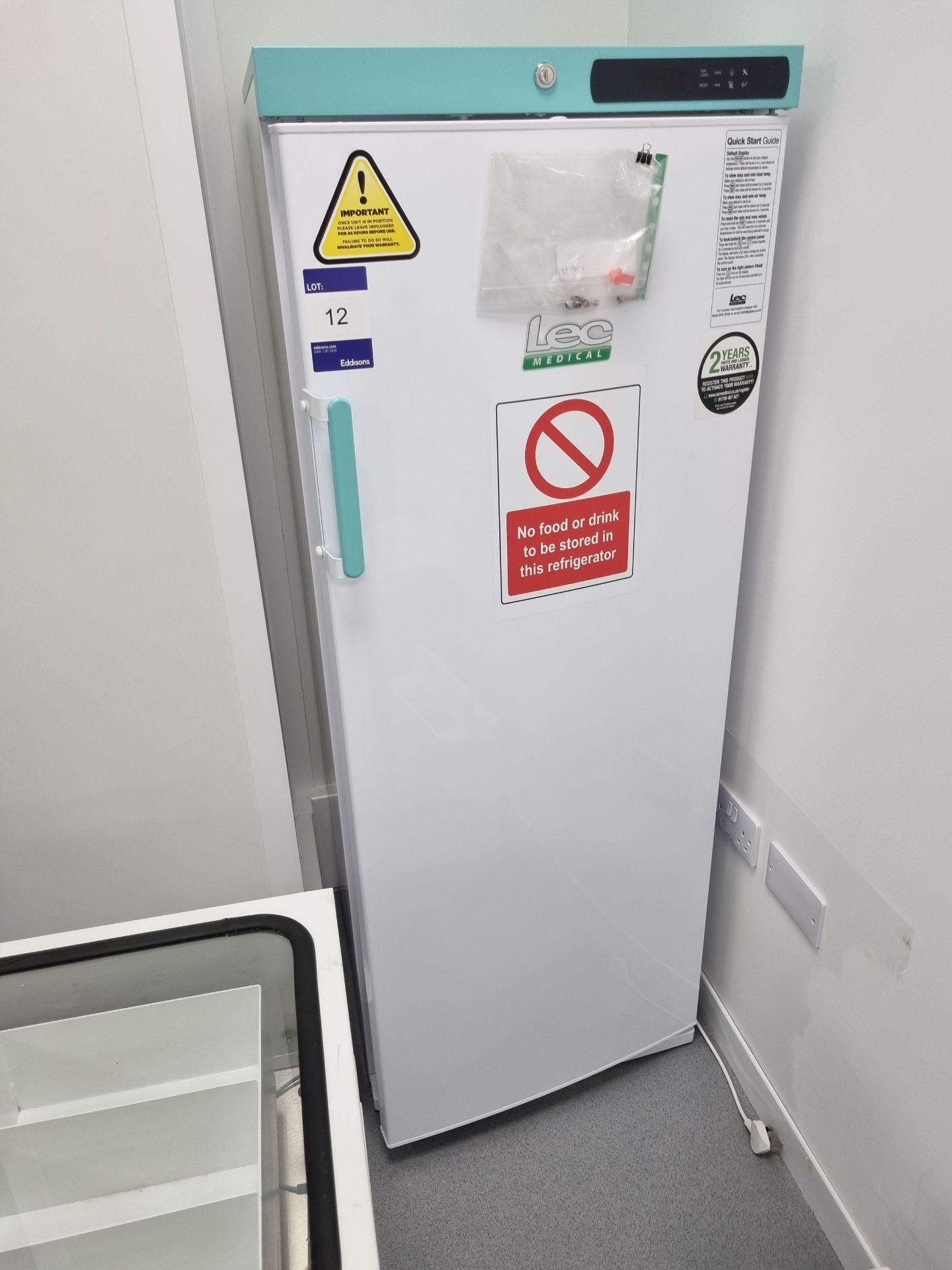 LEC Medical Laboratory Refrigerator. Model LSFSR288UK