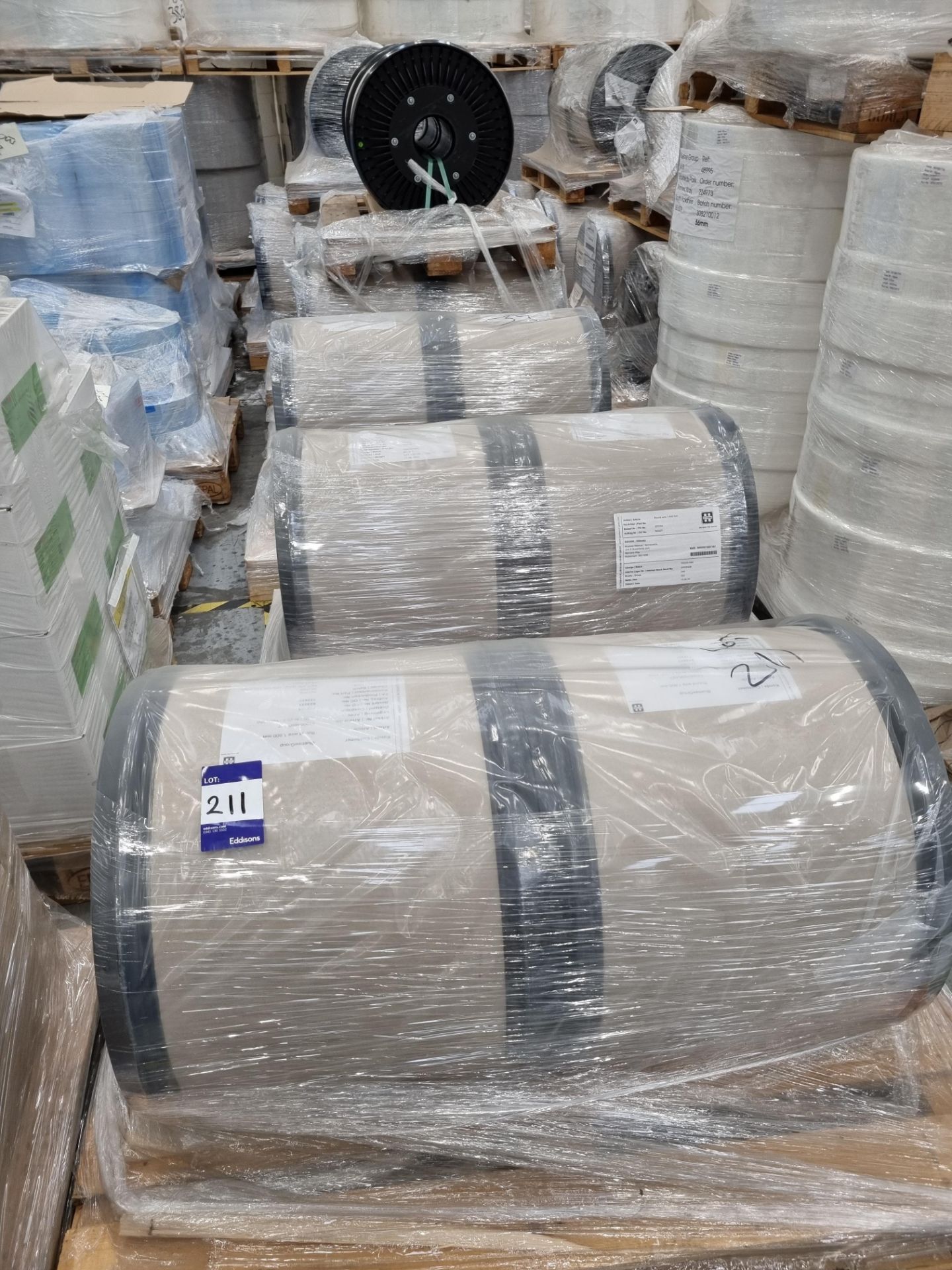 45x pallets of Nose Wire located in two areas. 2 reels of 1.6mm wire per pallet