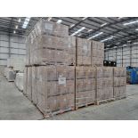 25x pallets of facemasks. 2500 masks per box. 18 boxes per pallet. Total of 1,125,000 masks