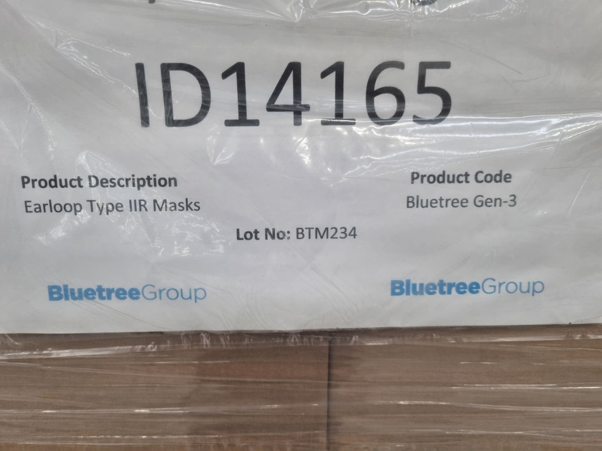 25x pallets of facemasks. 2500 masks per box. 18 boxes per pallet. Total of 1,125,000 masks - Image 3 of 3