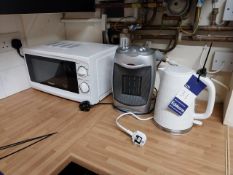 COOKWORKS Microwave, Russell Hobbs Kettle and Floo