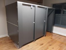 Triple Island Changing Cubicles with 3 doors 3010m