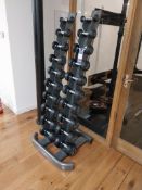 Jordan Weight Rack and Weights 1 to 10kg pairs