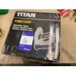 2 x TITAN TTB517STP 25mm Nailer/ Staplers 240v
