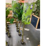6 x Fig Fiddle Leaf Artificial Plants