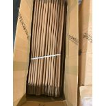 2 Boxes of approximately 40 Total 600mm (L) x 120mm (W) x 120mm (D) Cardboard Boxes and box of 25