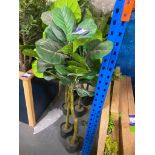 6 x Fig Fiddle Leaf Artificial Plants