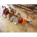 4 x Wheel clamps