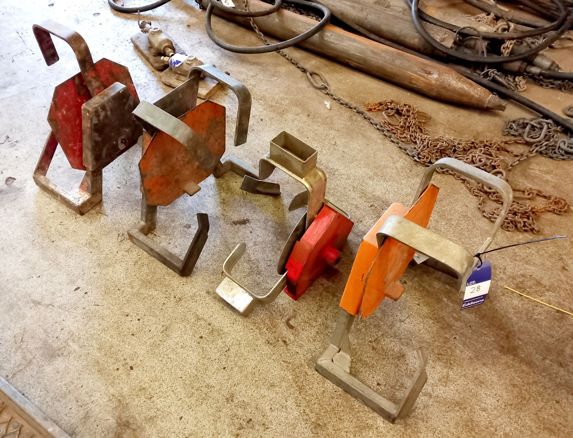 4 x Wheel clamps