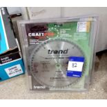 2 x Craft Pro Trend 250mm Cutting Discs