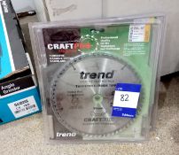 2 x Craft Pro Trend 250mm Cutting Discs