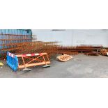 Large quantity of steel cage stock & steel shuttering