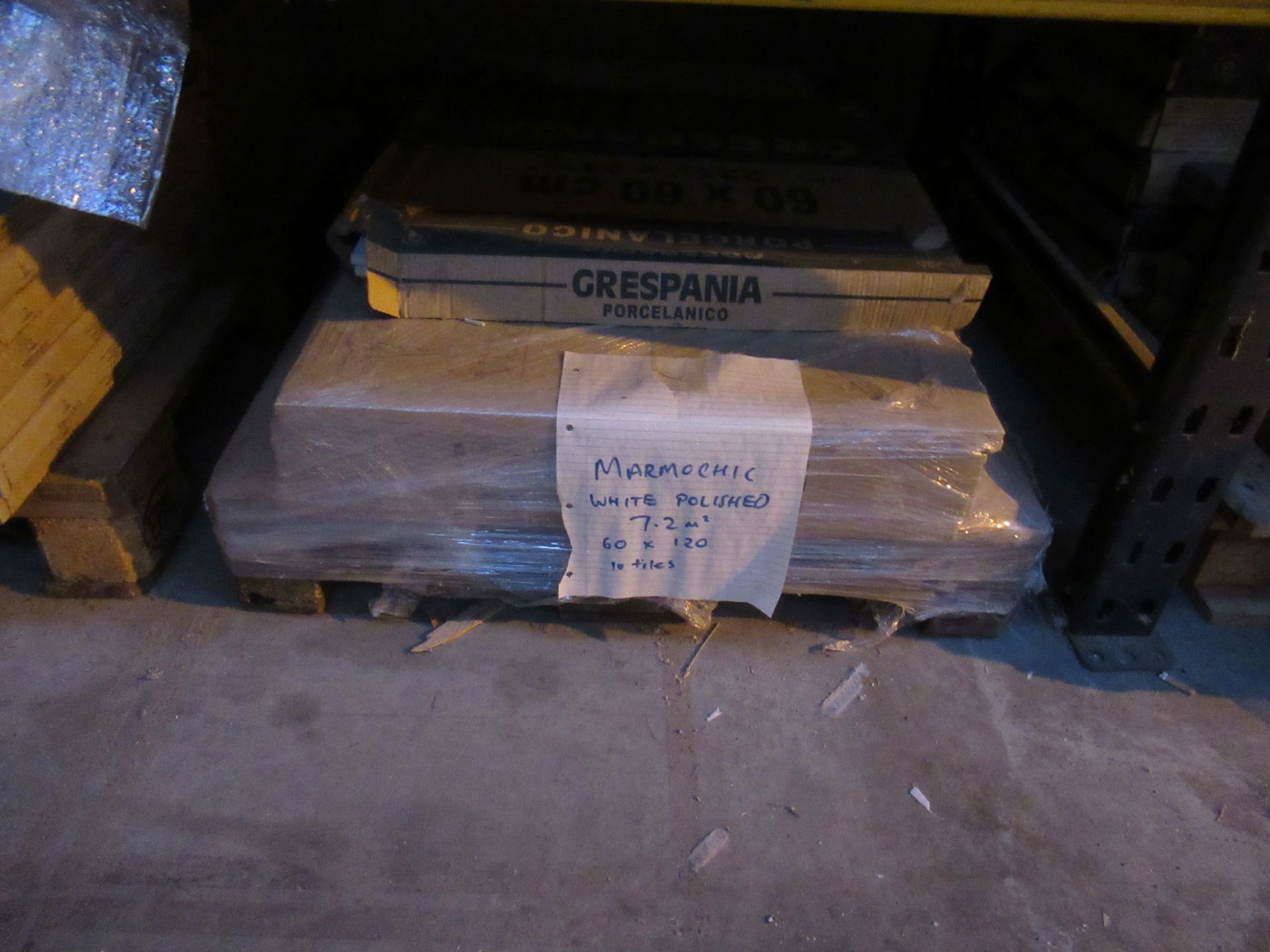 Contents of Pallet Racking Bay inc. A Variety of Grespania Ceramic Tiles - Image 3 of 11