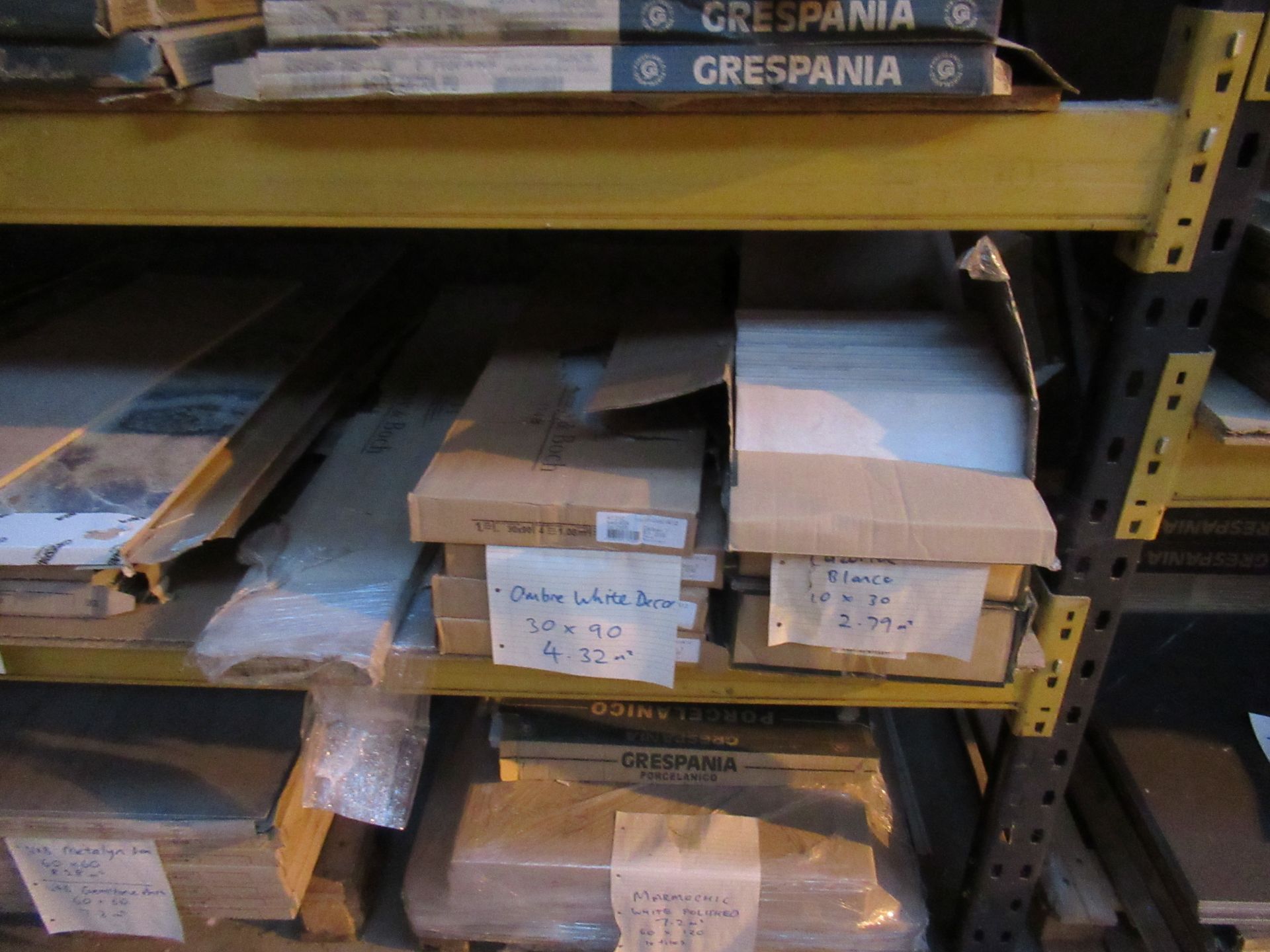 Contents of Pallet Racking Bay inc. A Variety of Grespania Ceramic Tiles - Image 7 of 11