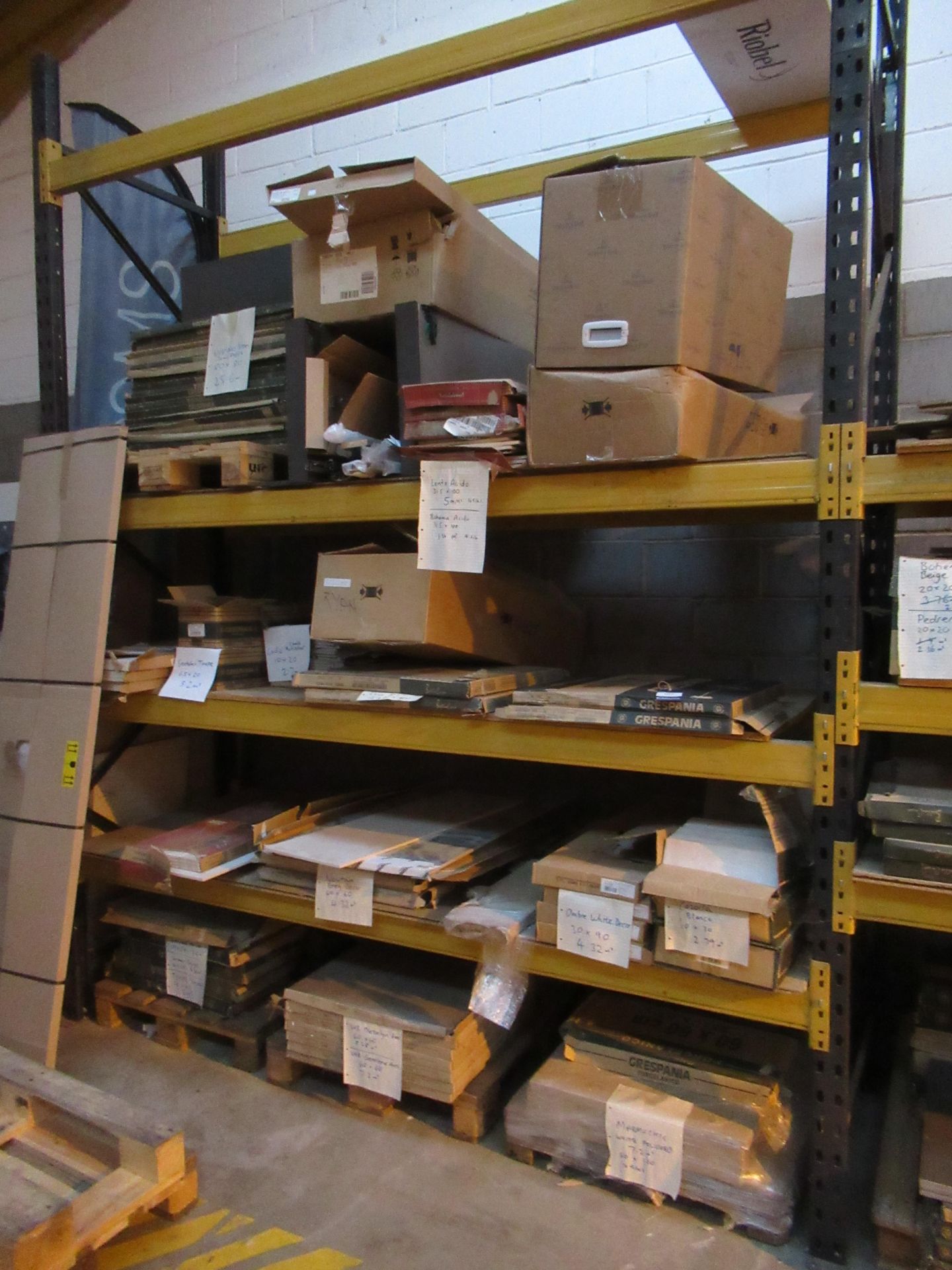 Contents of Pallet Racking Bay inc. A Variety of Grespania Ceramic Tiles - Image 2 of 11