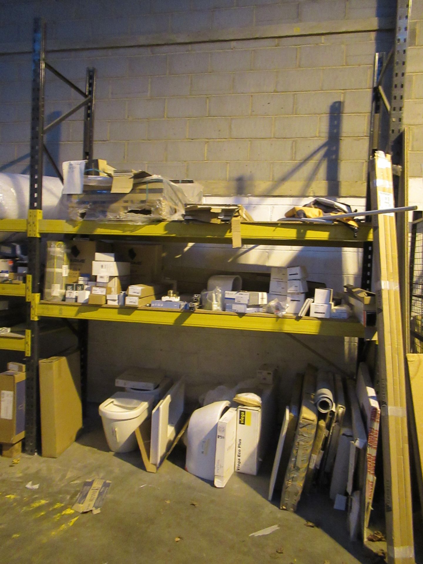 Contents of Pallet Racking