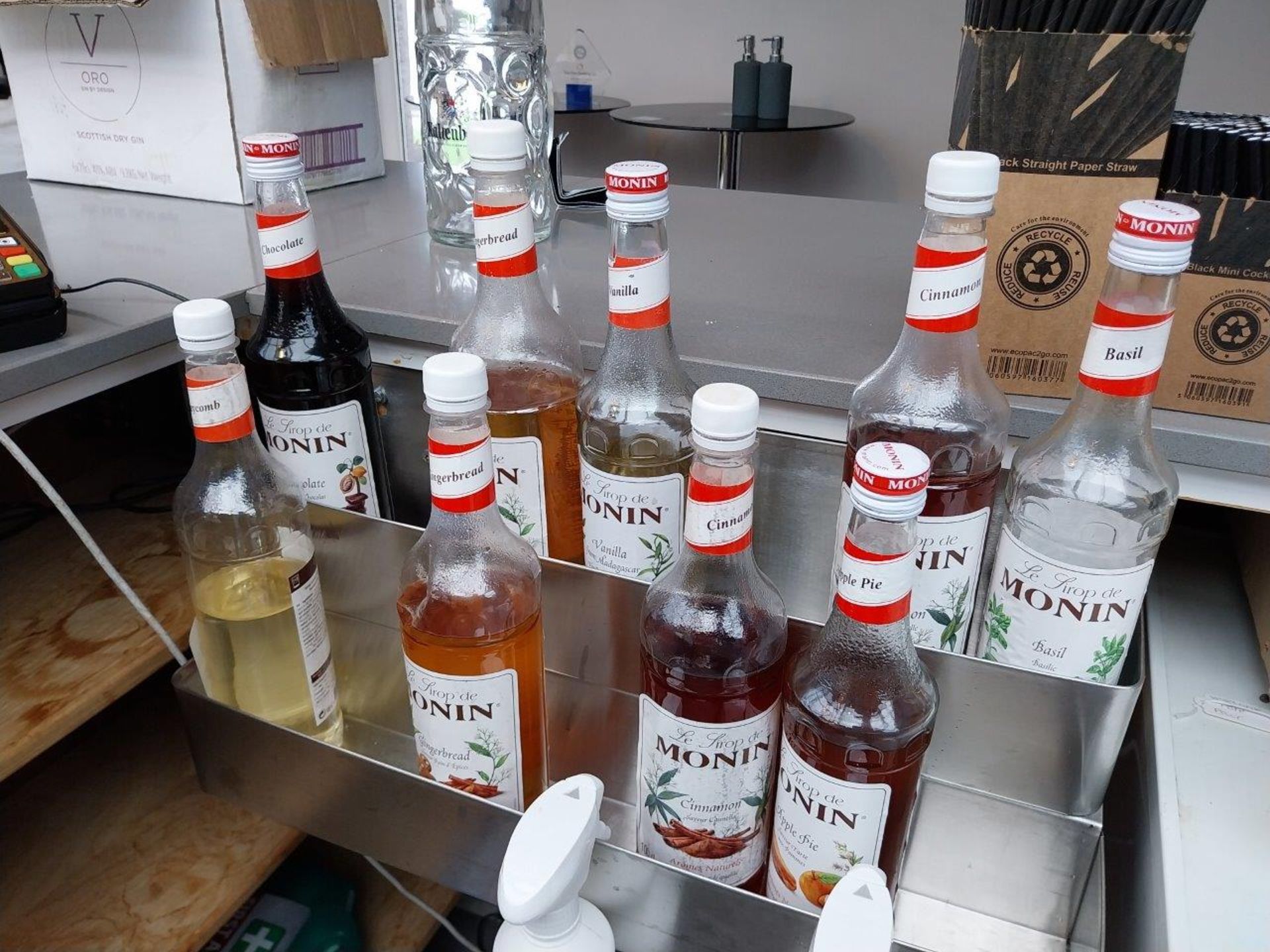 Quantity of Wet Stock to include Part Bottles of Rum, Martini, Gin, Grappa, Whisky and Monin Syrup - Image 5 of 5