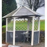 Hexaganol Wooden Garden Gazebo