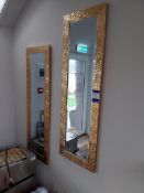 2 x Wall Mounted Mirrors