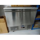 Stainless Steel 2 door Preparation Refridgerator