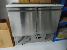 Stainless Steel 2 door Preparation Refridgerator