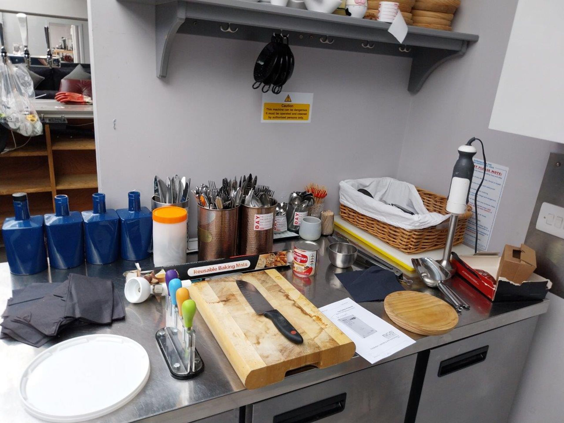 6 Tier Boltless Rack and Quantity of Crockery including Pans, Plates, Bowls, Cups, Ramakins, Trays - Image 4 of 6