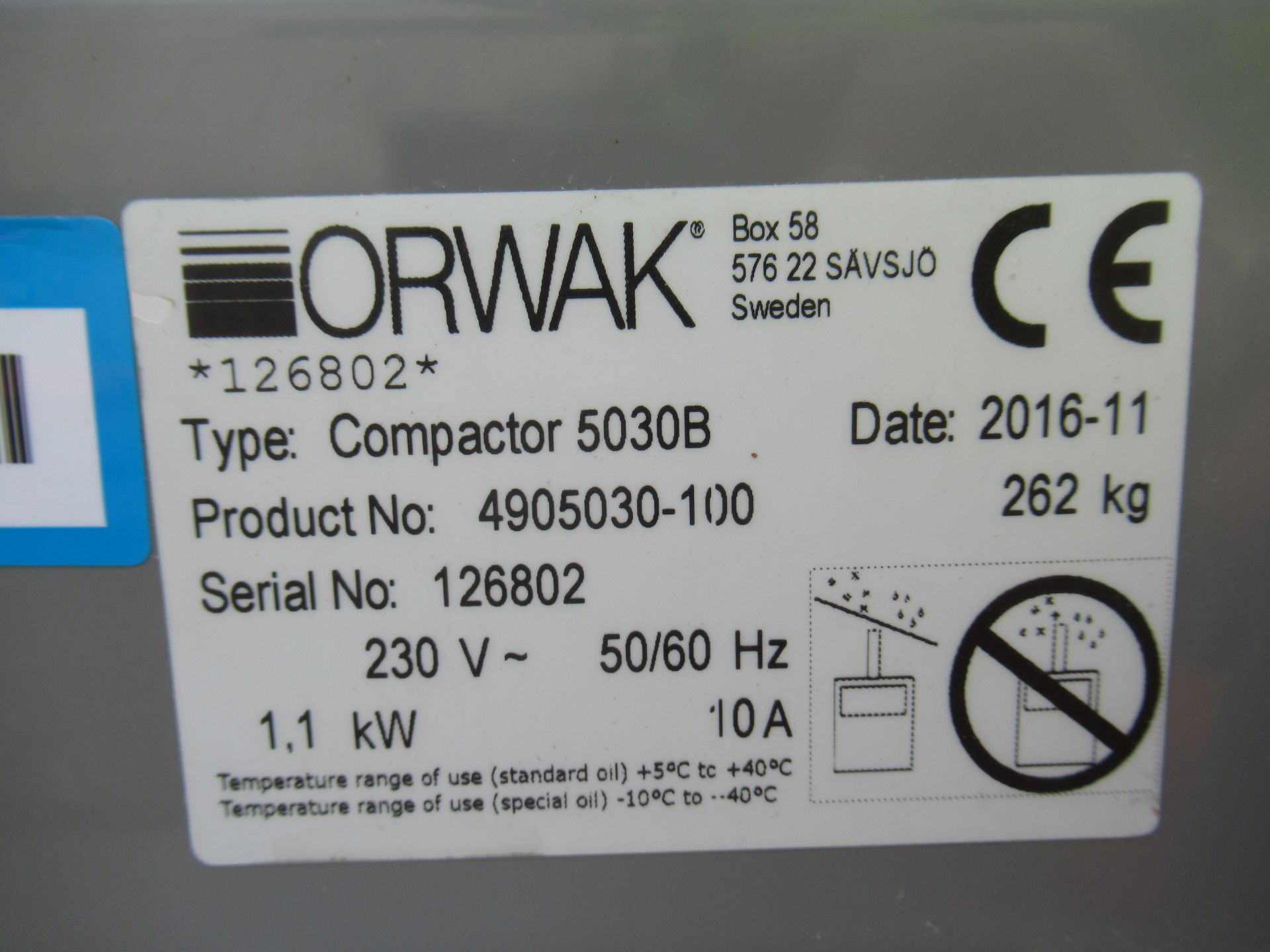 Orwak 5030B Compactor - Image 6 of 6