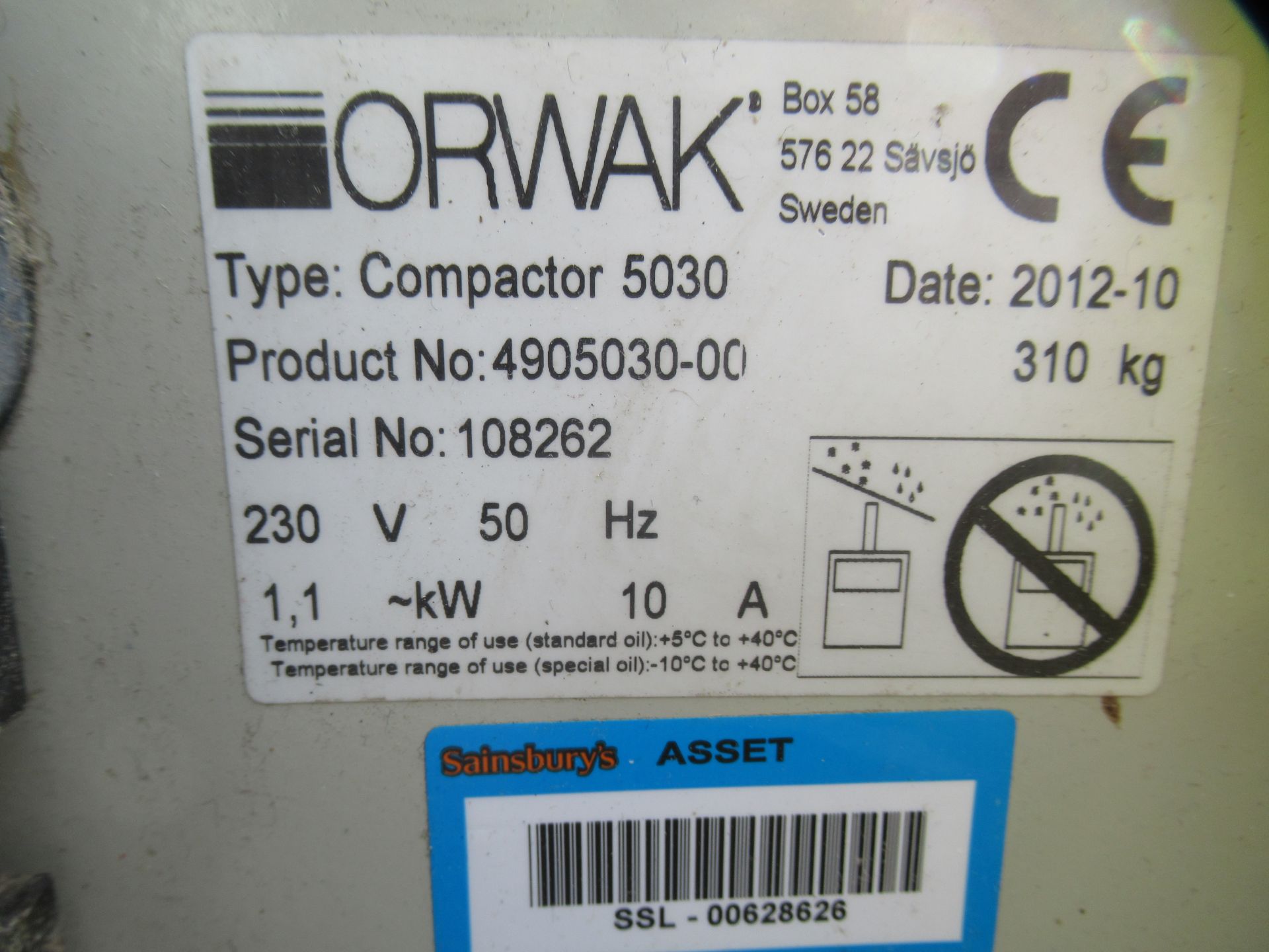 Orwak 5030B Compactor - Image 5 of 5