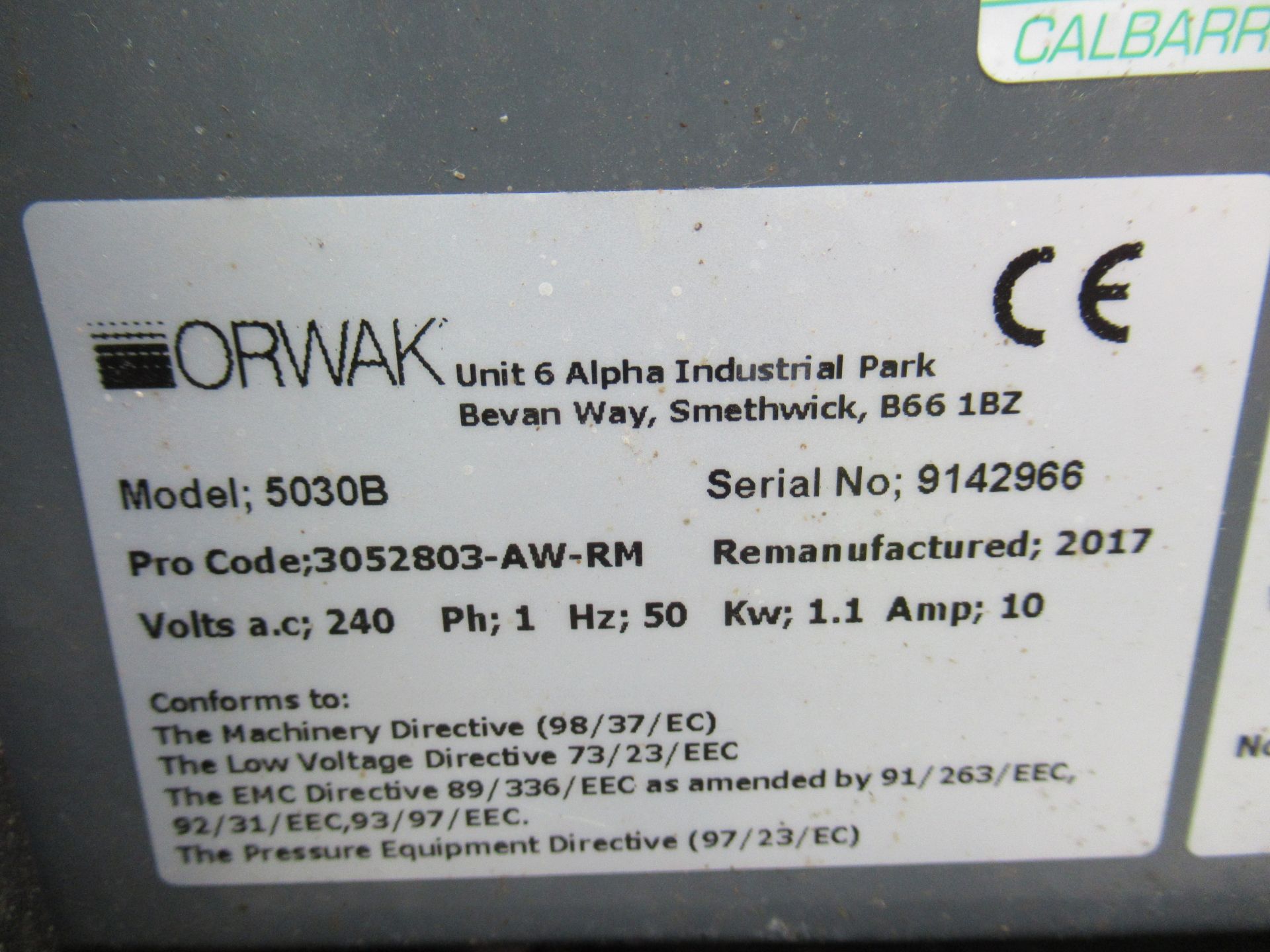Orwak 5030B Compactor - Image 5 of 7