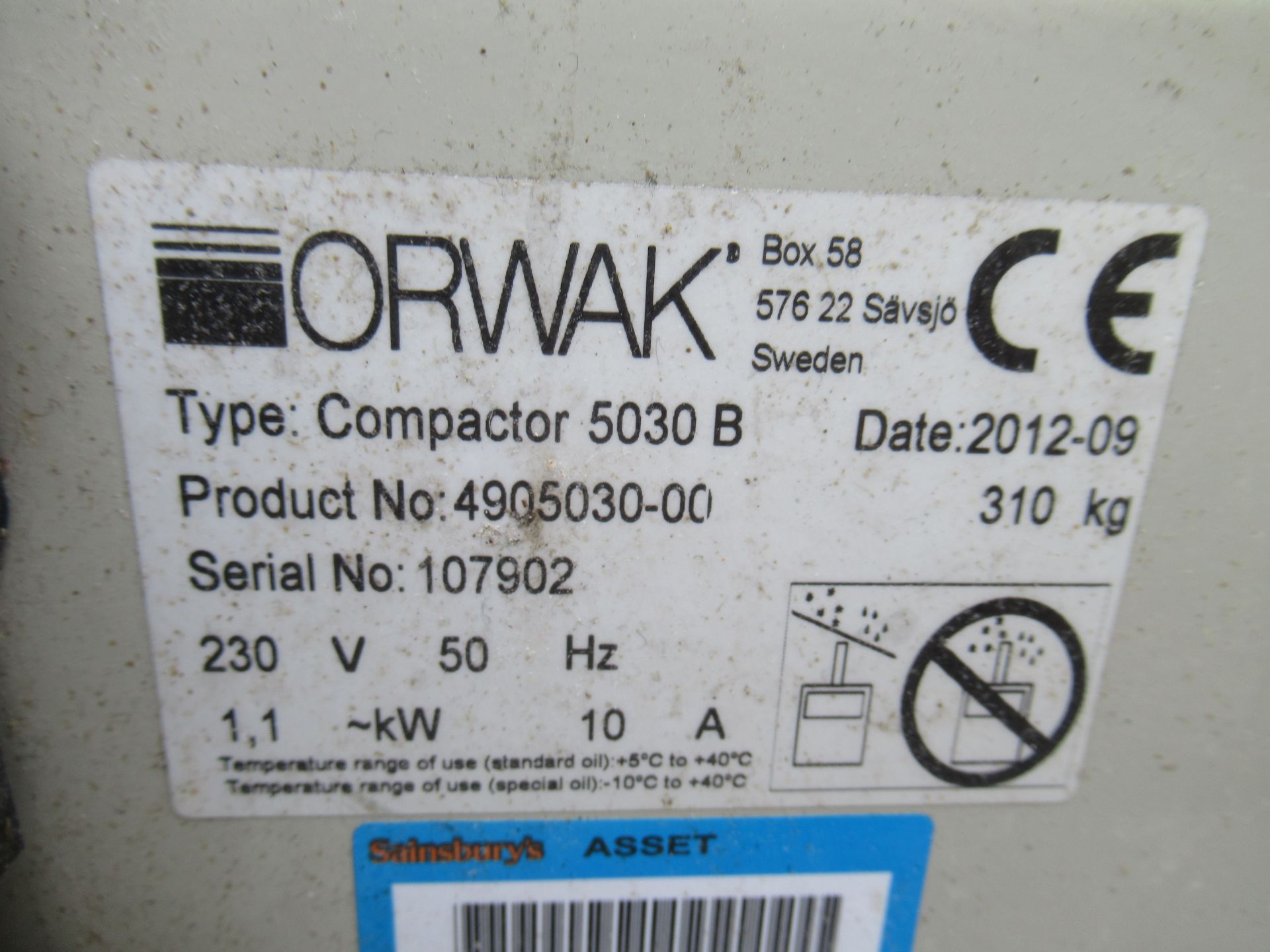 Orwak 5030B Compactor - Image 5 of 5