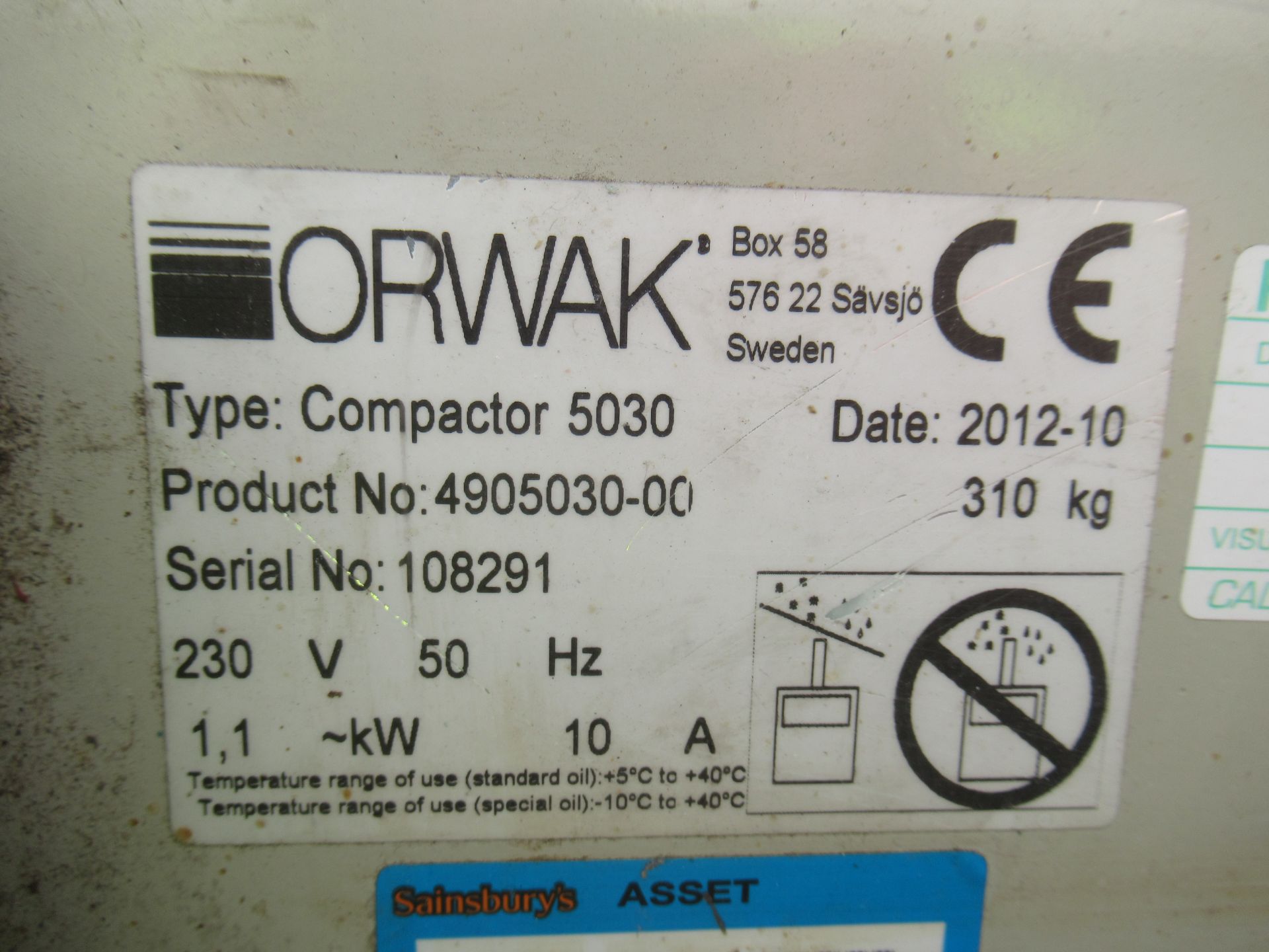 Orwak 5030B Compactor - Image 4 of 4