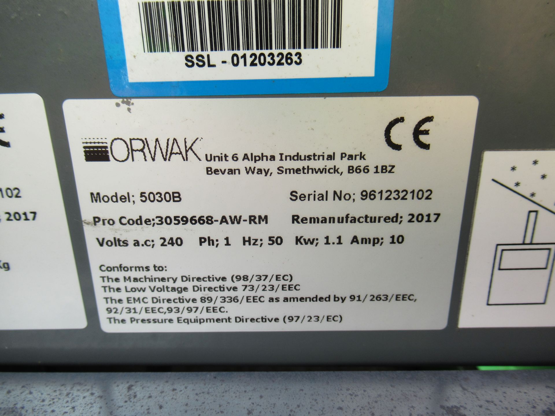 Orwak 5030B Compactor - Image 8 of 8
