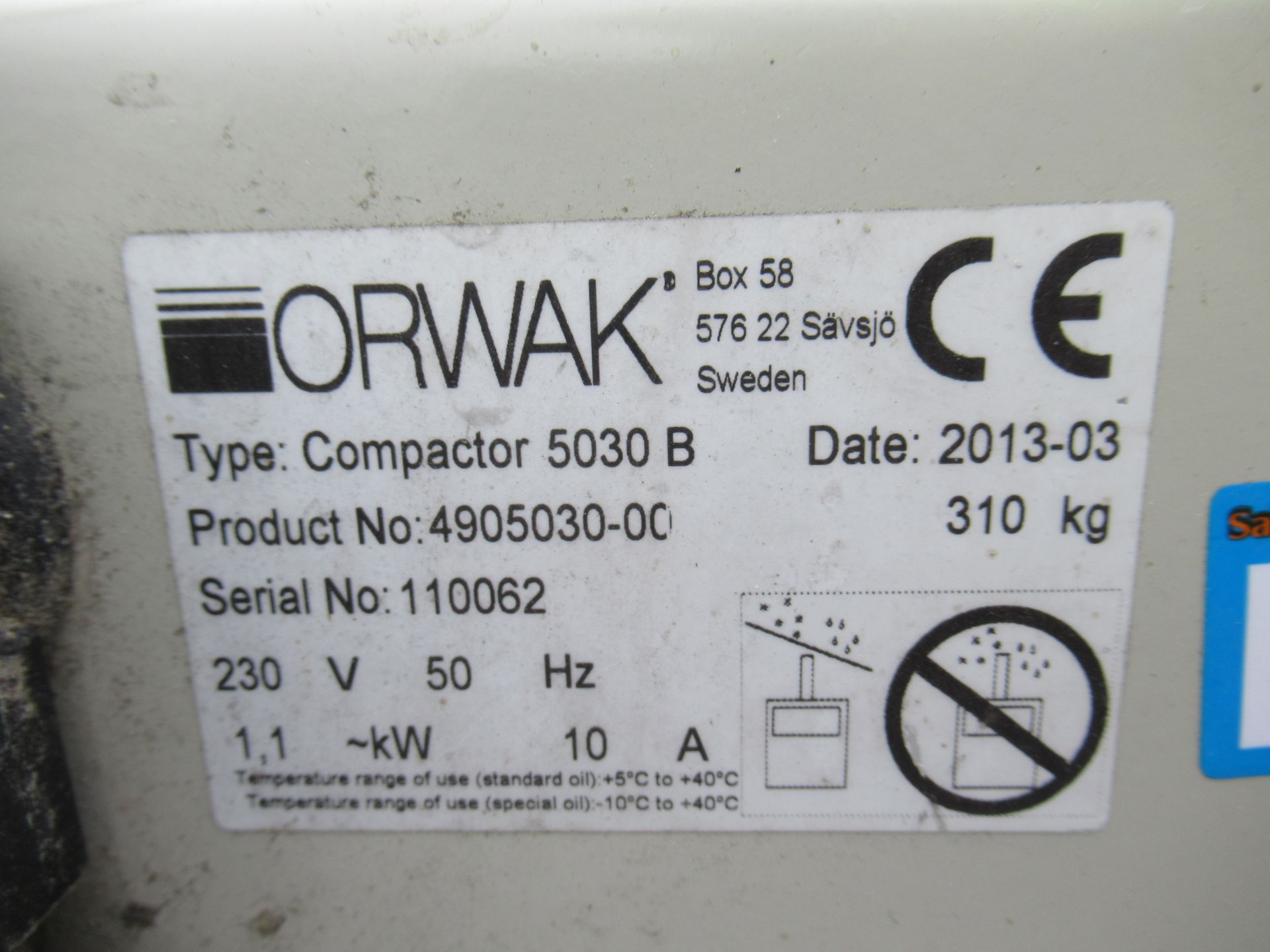 Orwak 5030B Compactor - Image 5 of 5