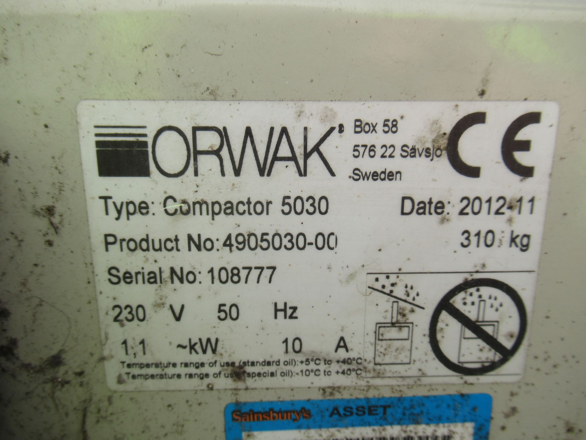 Orwak 5030B Compactor - Image 4 of 4