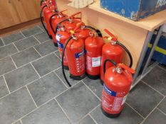 18 Powder Fire Extinguishers New 12/23