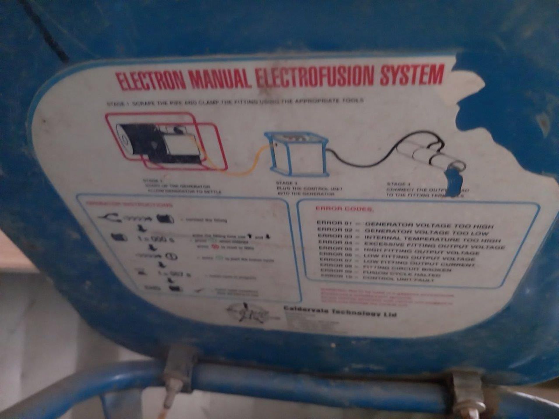 Caldervale Electron Manual Electrofusion System Se - Image 3 of 4